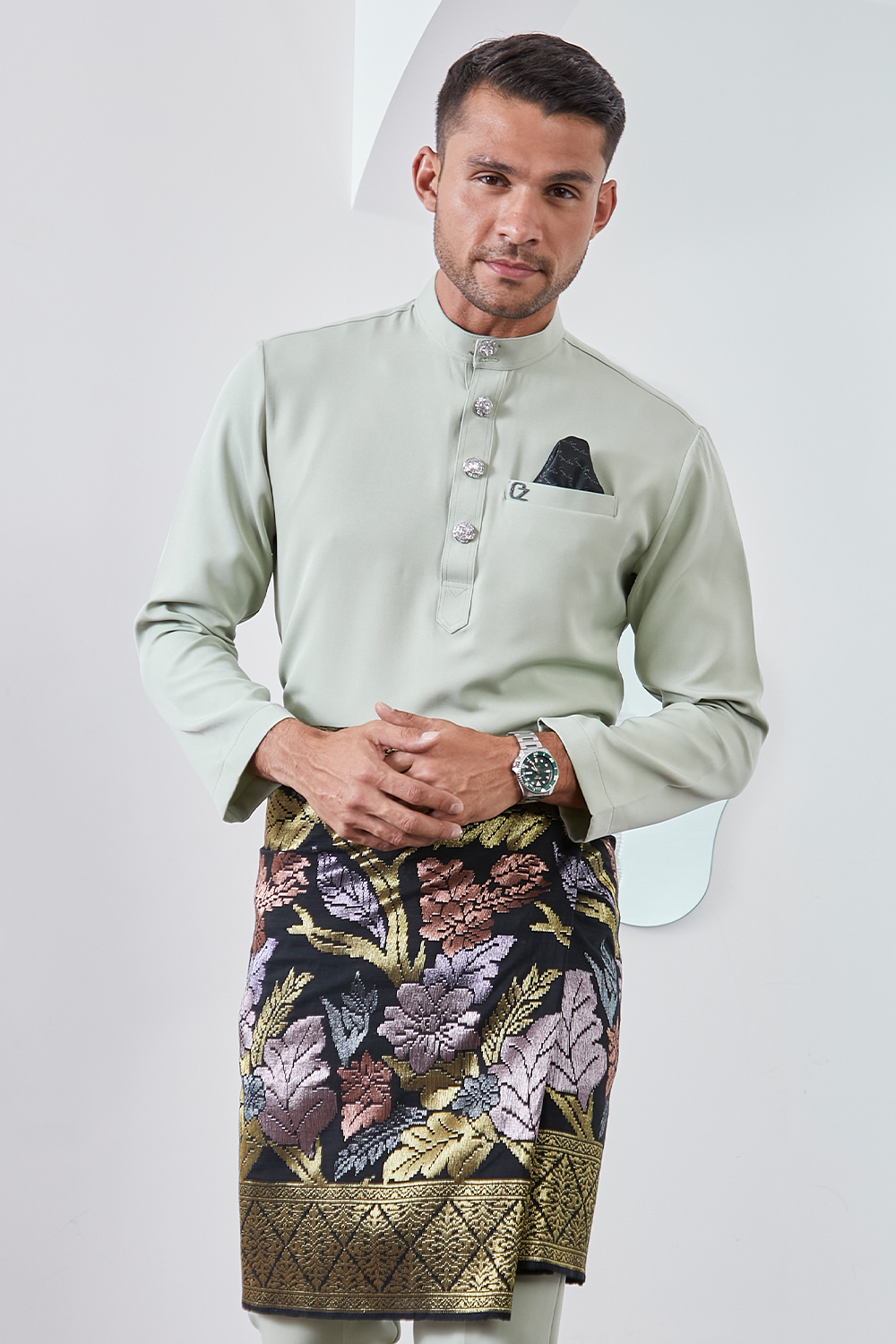 Baju Melayu Yusoff - Pine Green
